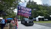 Trump Supporters Await Former President's Expected Surrender in Georgia