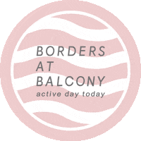 bordersatbalcony active border borders ボーダー Sticker