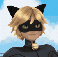 Confused Chat Noir GIF