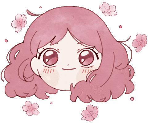 Pink Flower Sticker