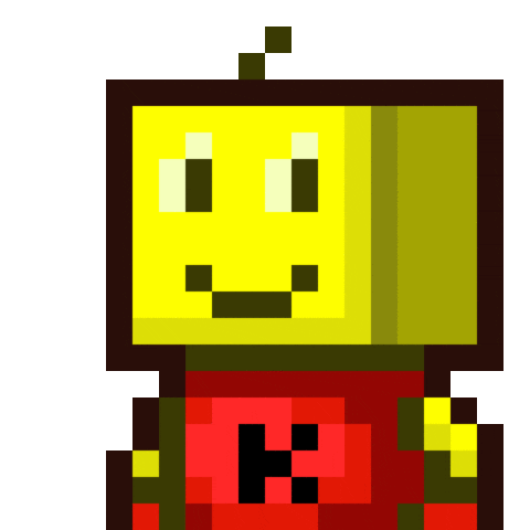 Happy 8Bit Sticker