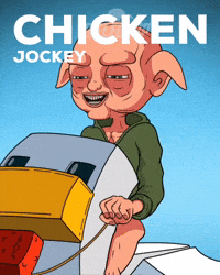 Chicken Jockey GIF
