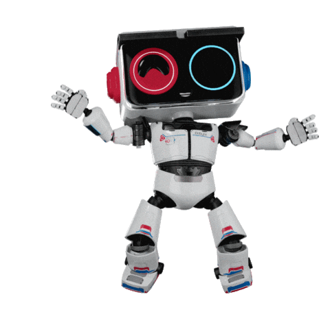 Dance Robot Sticker