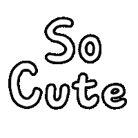 Too Cute Sticker Sticker