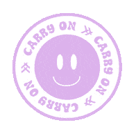 Carry On Wink Sticker by Thread Wallets