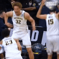 Go Blue College Basketball GIF by NCAA March Madness
