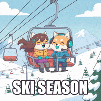 Ski Resort Party GIF by WUFFI