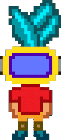 Pixel Advertising Sticker by spMAKE