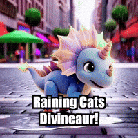 City Life Rain GIF by Divineasaur