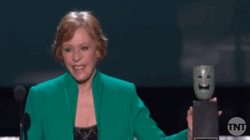 TNTDrama tnt carol burnett award show sag GIF