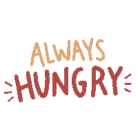 Hungry Comida Sticker