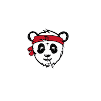 TokyosTaste crazy fish panda tasty Sticker