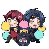Ninja Celebrate Sticker by Squishiverse