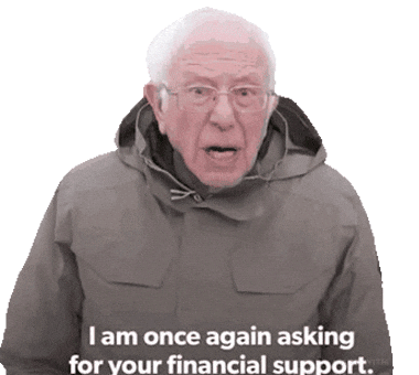 Feel The Bern Bernie 2020 Sticker by Bernie Sanders