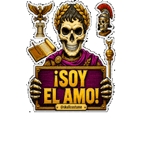 Halloween Skull Sticker