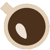 Coffee Milk Sticker by lakenbiletskiart