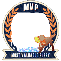 Most Valuable Player Dogs Sticker by Puppy Bowl