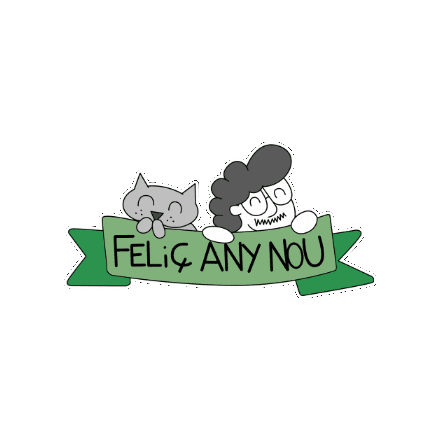 New Year Christmas Sticker