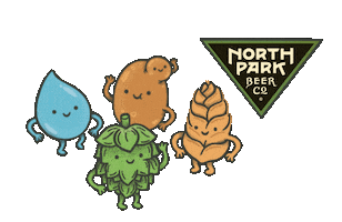 NorthParkBeerCo beer cheers craftbeer beers Sticker