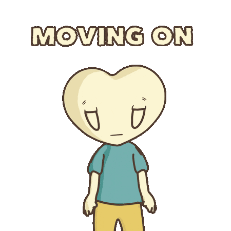 Moving On Heart Sticker by LT3 Creations