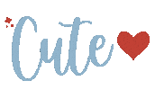 Too Cute Love Sticker