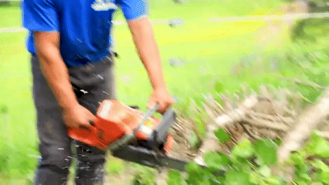JCPropertyProfessionals giphygifmaker jc property professionals chainsaw tree service GIF