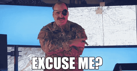 Excuse Me Reaction GIF by Black Rifle Coffee Company