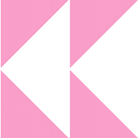 Katie-Kime kk katiekime katie kime kk logo Sticker