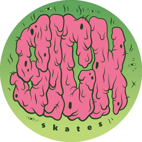 sickskates giphyupload sick slime radical Sticker
