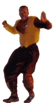 Mc Hammer Happy Dance Sticker by MOODMAN