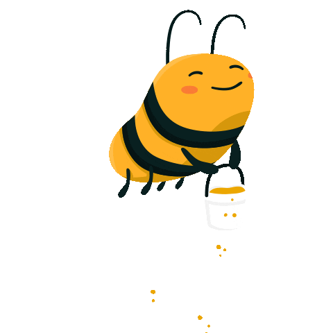 Bee Honey Sticker by gruenerleben