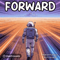 Space Walk GIF by VeeFriends