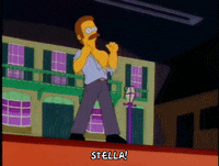 Yelling Season 4 GIF by The Simpsons