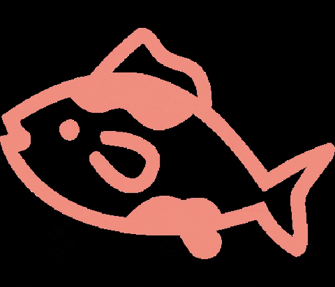 otterhalf giphygifmaker fish koi otterhalf GIF
