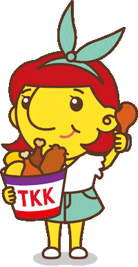 TKKinc taiwan fastfood friedchicken sweetpotato Sticker