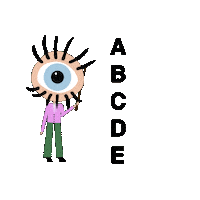 Skincare Eye Sticker by Stichting Melanoom