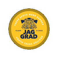 Graduation Jaguar Sticker by South Texas College
