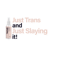 JustHumanIndia confident trans just sanitizer Sticker