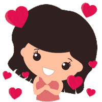 Mimi Love Sticker by MagicalPapers