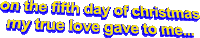 12 days of christmas Sticker by AnimatedText