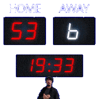 6 Away Sticker