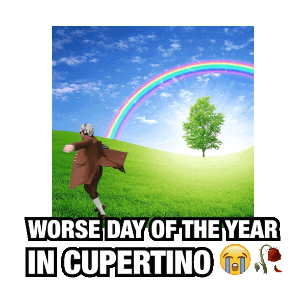 Perfect Weather Cupertino Sticker