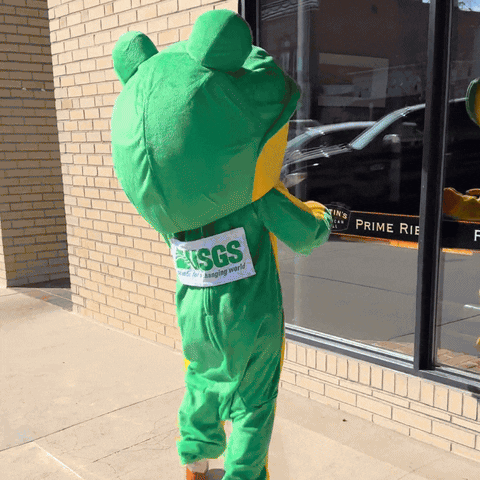 USGSSocialMedia giphyupload usgs imtheproblem philthefrog GIF