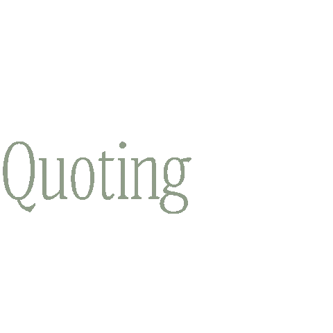 Quoting Now Sticker by Curated Travel Co.