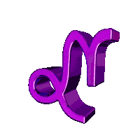 3D Zodiac Sticker by Sally Sossa