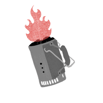 ClubParrillerosWeber grill carbon weber carne asada Sticker