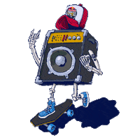 red bull tricks n roll Sticker by Vista Skate