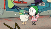 Hush Please Stop GIF by Sarah & Duck