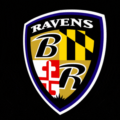 Sport Logo GIF by Baltimore Ravens