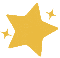 hollygstudios star stars gold star golden star Sticker